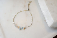 Load image into Gallery viewer, Morganite "ANGELEA" tumbled stone necklace and bracelets.
