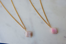 Load image into Gallery viewer, PINK AGATA "MARY" NECKLACE