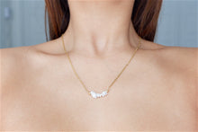 Load image into Gallery viewer, Moonstone "COSIMA" tumbled stone necklace and bracelets.