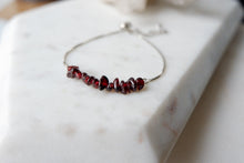 Load image into Gallery viewer, Ruby "AHUNA" tumbled stone necklace and bracelets
