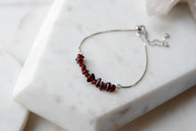 Load image into Gallery viewer, Ruby "AHUNA" tumbled stone necklace and bracelets
