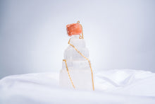 Load image into Gallery viewer, CARNELIAN RAW 18k. Gold plated necklace.

