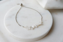 Load image into Gallery viewer, Moonstone "COSIMA" tumbled stone necklace and bracelets.
