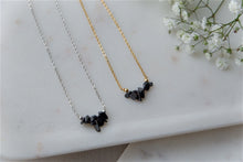 Load image into Gallery viewer, Hematite "GAIA" tumbled stone necklace and bracelets.

