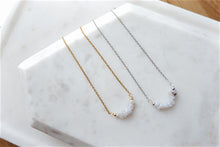 Load image into Gallery viewer, Blue lace Agata "VERA" tumbled stone necklace and bracelets
