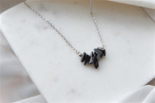 Load image into Gallery viewer, Hematite "GAIA" tumbled stone necklace and bracelets.
