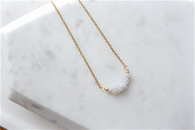 Load image into Gallery viewer, Blue lace Agata "VERA" tumbled stone necklace and bracelets
