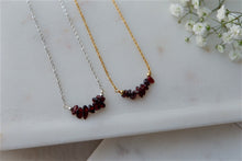 Load image into Gallery viewer, Ruby "AHUNA" tumbled stone necklace and bracelets
