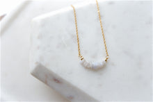 Load image into Gallery viewer, Blue lace Agata "VERA" tumbled stone necklace and bracelets
