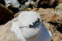 Load image into Gallery viewer, Hematite "GAIA" tumbled stone necklace and bracelets.
