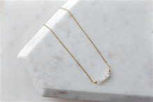 Load image into Gallery viewer, Moonstone "COSIMA" tumbled stone necklace and bracelets.
