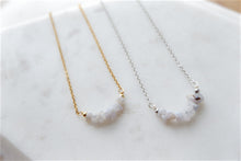 Load image into Gallery viewer, Blue lace Agata "VERA" tumbled stone necklace and bracelets
