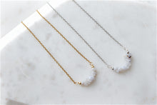 Load image into Gallery viewer, Blue lace Agata "VERA" tumbled stone necklace and bracelets
