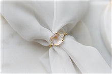 Load image into Gallery viewer, "RAFAELLA" PINK QUARTZ RING

