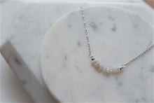 Load image into Gallery viewer, Moonstone "COSIMA" tumbled stone necklace and bracelets.
