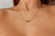 Load image into Gallery viewer, Prehenite "SIRONA" tumbled stone necklace and bracelets.
