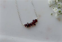 Load image into Gallery viewer, Ruby "AHUNA" tumbled stone necklace and bracelets
