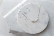 Load image into Gallery viewer, Moonstone "COSIMA" tumbled stone necklace and bracelets.
