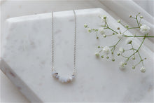 Load image into Gallery viewer, Blue lace Agata "VERA" tumbled stone necklace and bracelets
