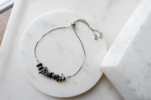 Load image into Gallery viewer, Hematite "GAIA" tumbled stone necklace and bracelets.
