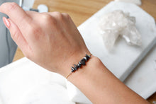 Load image into Gallery viewer, Hematite "GAIA" tumbled stone necklace and bracelets.
