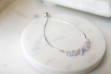 Load image into Gallery viewer, Blue lace Agata "VERA" tumbled stone necklace and bracelets
